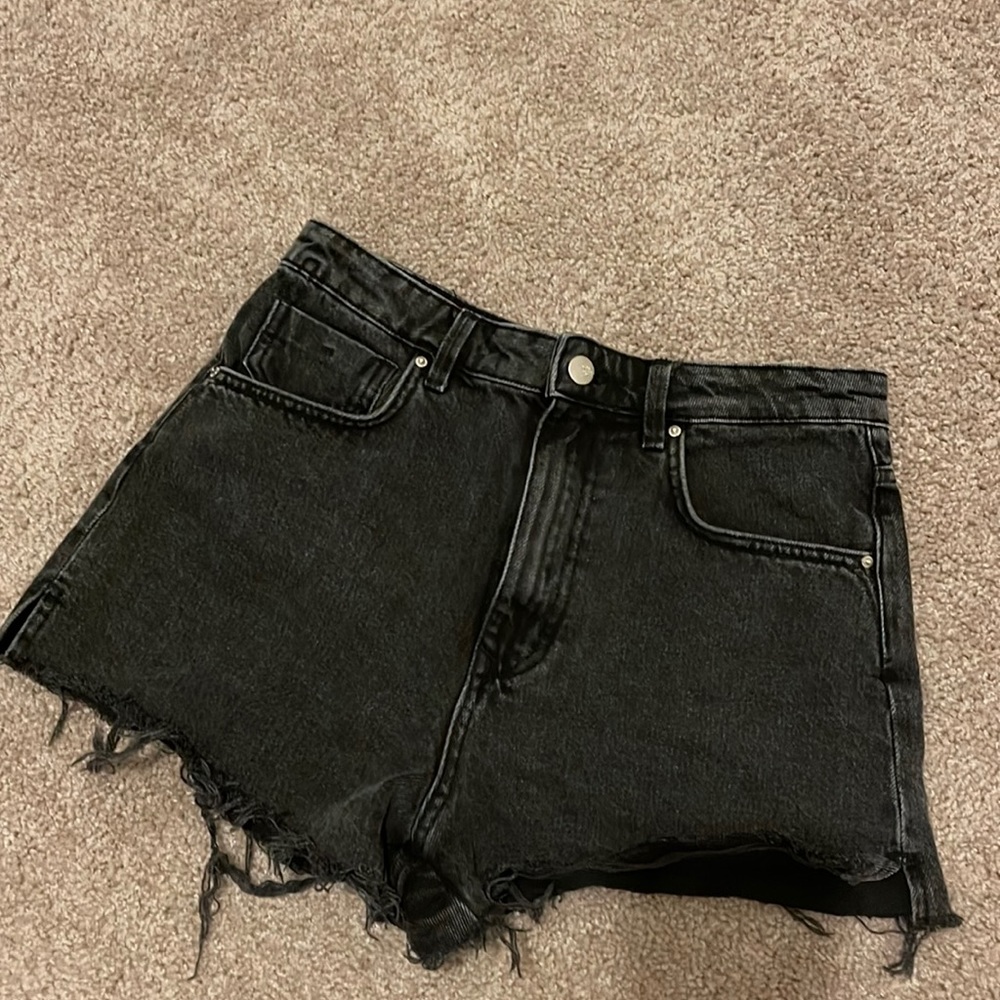 Black Zara high waisted Shorts